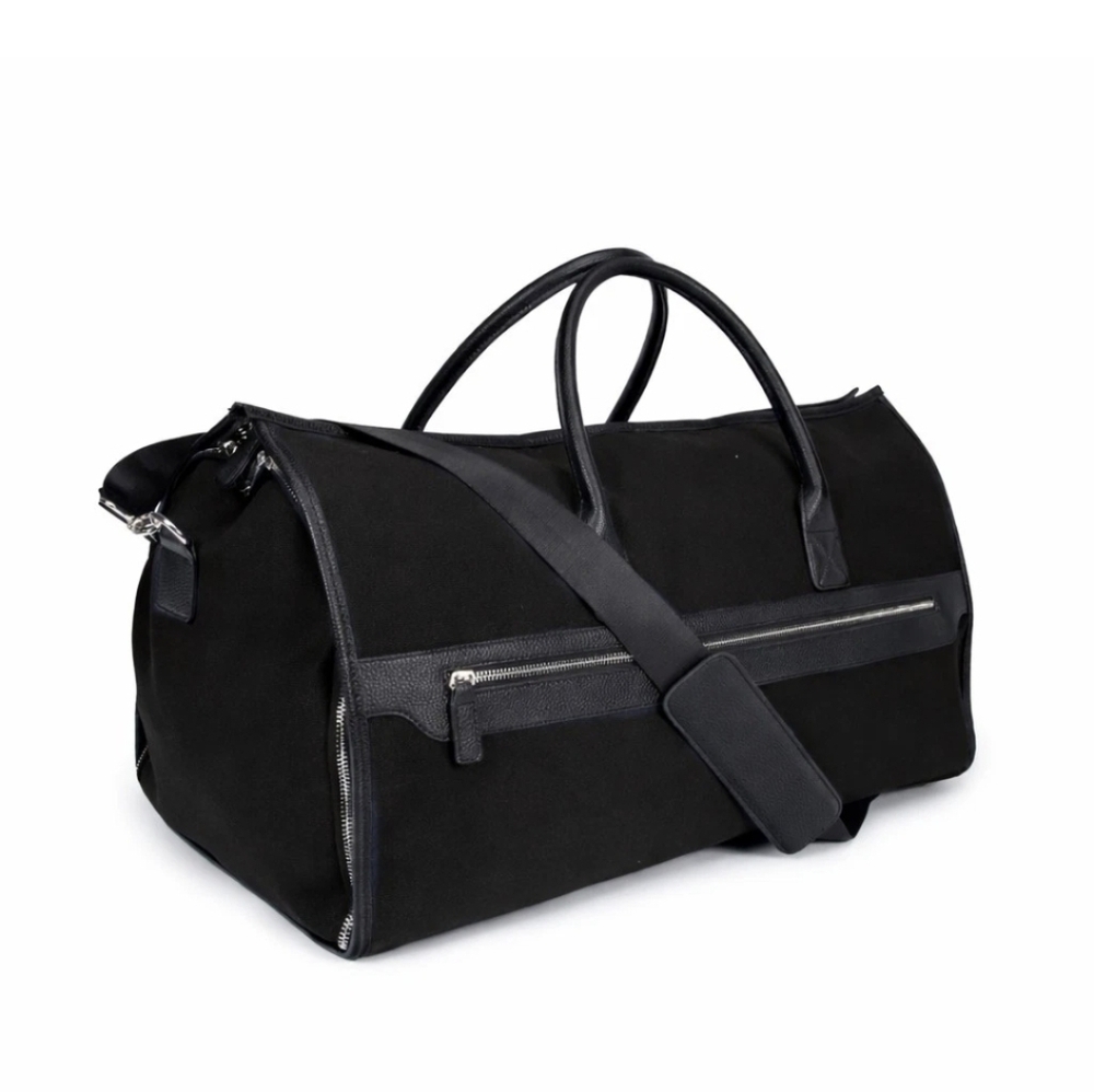 Brouk & Co. The Arden 2-in-1 Garment & Duffel Bag – Black – New With Tags